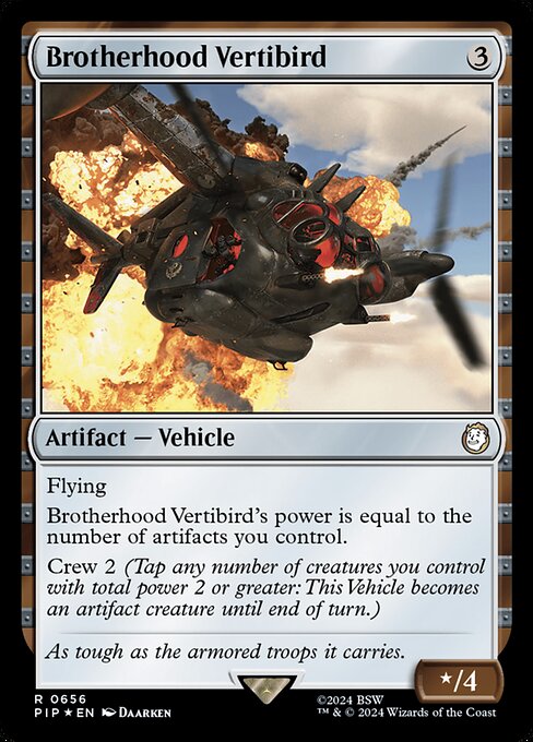 Brotherhood Vertibird (656) [Fallout]