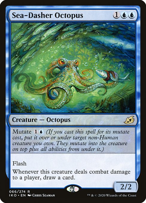 Sea-Dasher Octopus (66) [Ikoria: Lair of Behemoths]