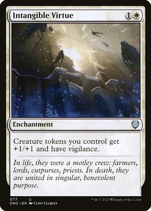 Intangible Virtue (77) [Phyrexia: All Will Be One Commander]