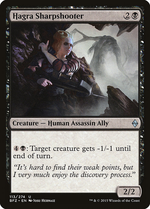 Hagra Sharpshooter (113) [Battle for Zendikar]