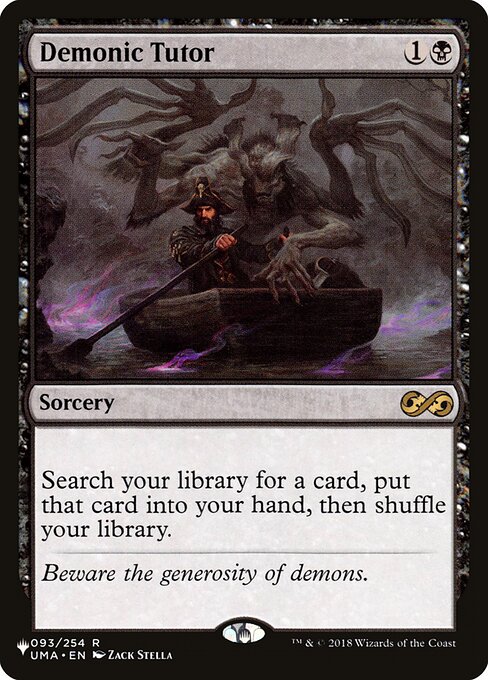 Demonic Tutor (UMA-93) [The List]