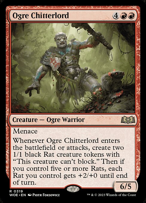 Ogre Chitterlord (319) [Wilds of Eldraine]