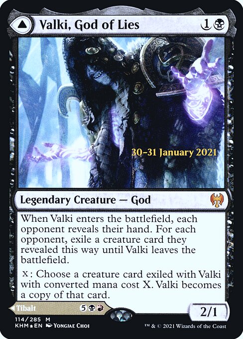 Valki, God of Lies // Tibalt, Cosmic Impostor (114s) [Kaldheim Promos]