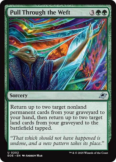 Pull Through the Weft (202) [Edge of Eternities]