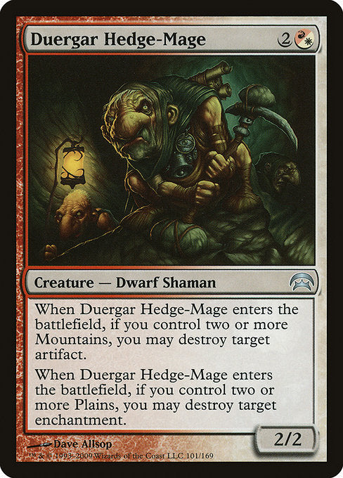 Duergar Hedge-Mage (101) [Planechase]