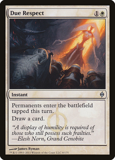 Due Respect (8) [New Phyrexia]