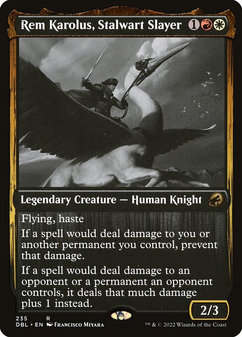 Rem Karolus, Stalwart Slayer (235) [Innistrad: Double Feature]