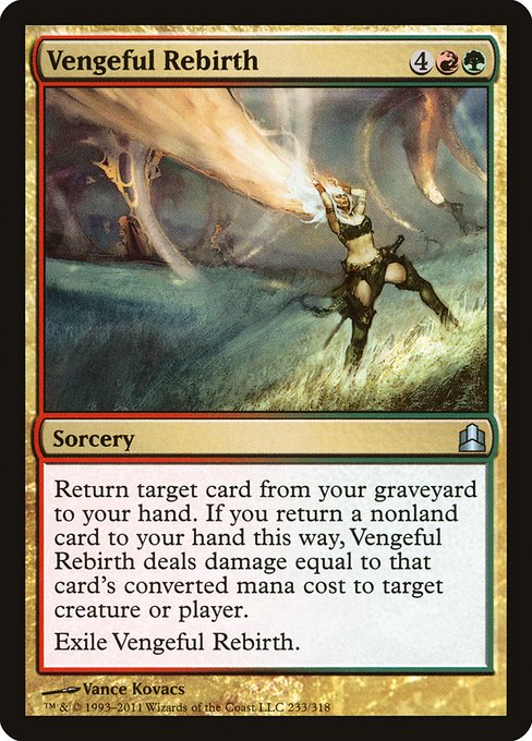 Vengeful Rebirth (233) [Commander 2011]
