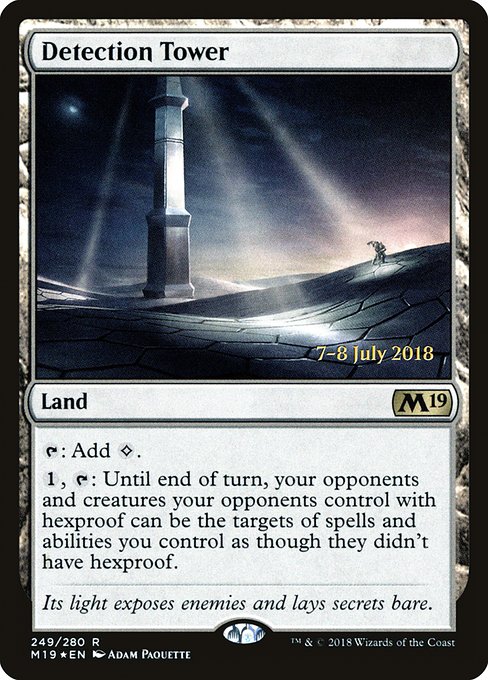 Detection Tower (249s) [Core Set 2019 Promos]
