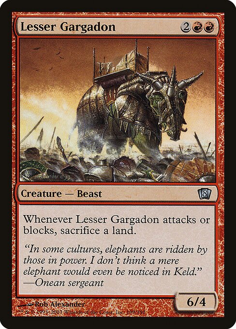Lesser Gargadon (199★) [Eighth Edition]