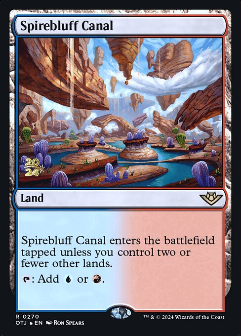 Spirebluff Canal (270s) [Outlaws of Thunder Junction Promos]