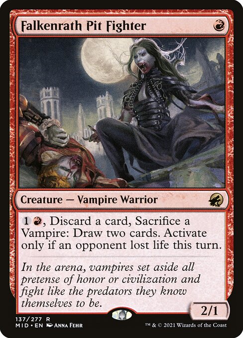 Falkenrath Pit Fighter (137) [Innistrad: Midnight Hunt]