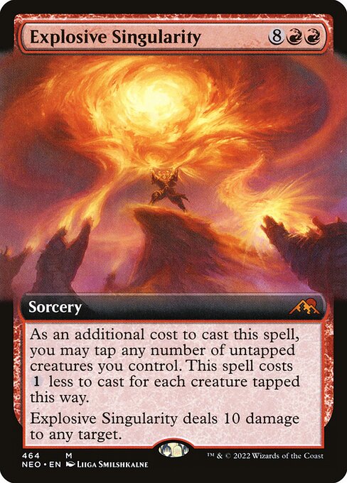 Explosive Singularity (464) [Kamigawa: Neon Dynasty] [Extended Art]