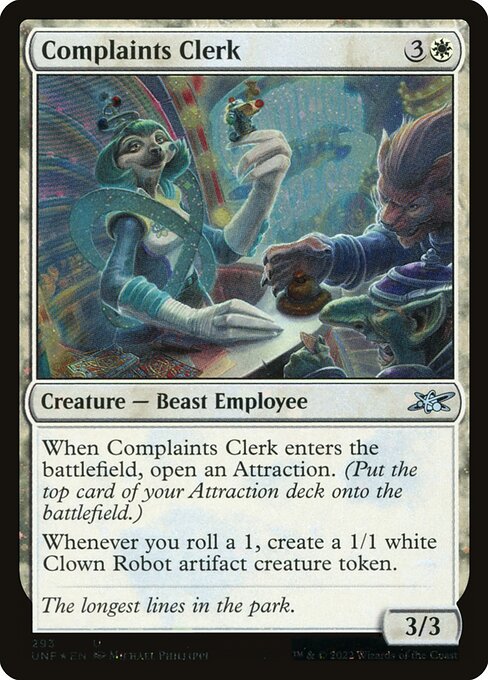 Complaints Clerk (293) [Unfinity]