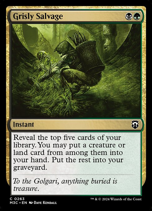 Grisly Salvage (263) [Modern Horizons 3 Commander]