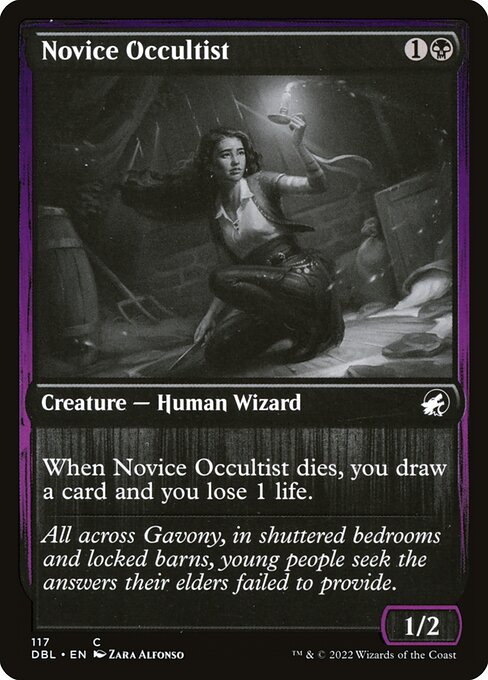 Novice Occultist (117) [Innistrad: Double Feature]