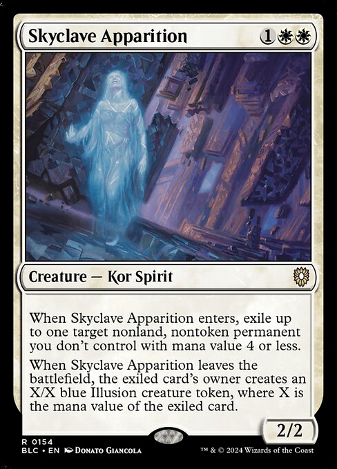Skyclave Apparition (154) [Bloomburrow Commander]