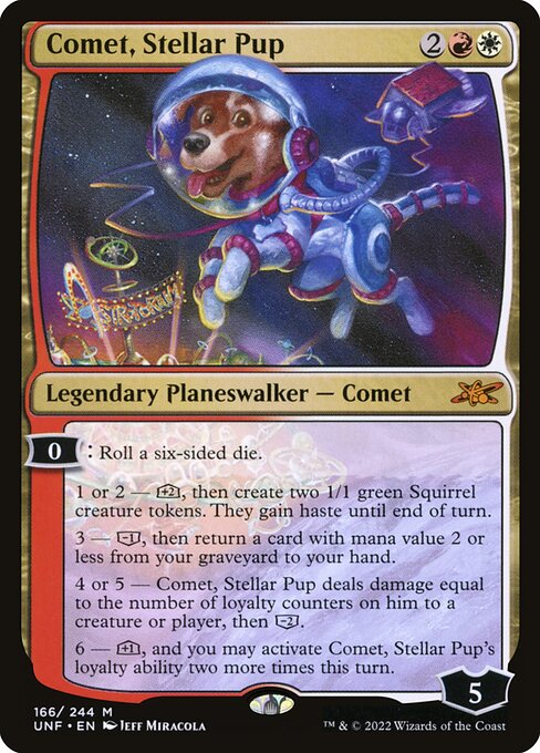 Comet, Stellar Pup (166) [Unfinity]