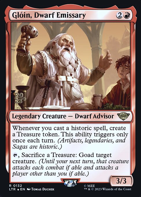 Glóin, Dwarf Emissary (132s) [Tales of Middle-earth Promos]
