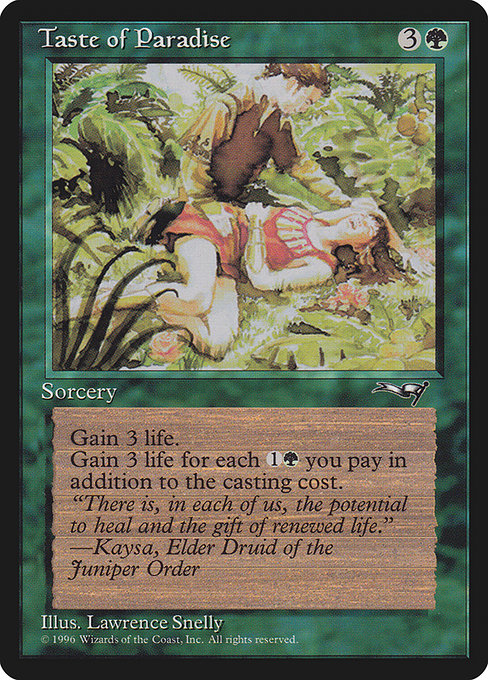 Taste of Paradise (100b) [Alliances]