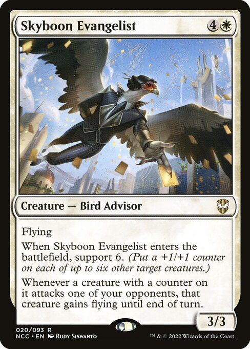 Skyboon Evangelist (20) [New Capenna Commander]