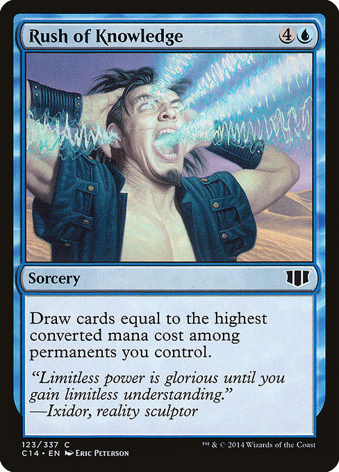 Rush of Knowledge (123) [Commander 2014]