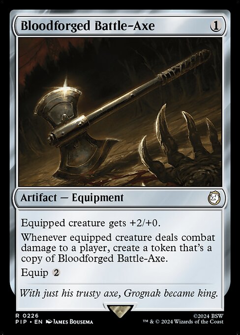 Bloodforged Battle-Axe (226) [Fallout]