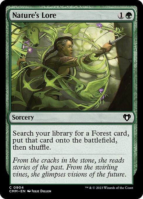 Nature's Lore (904) [Commander Masters]