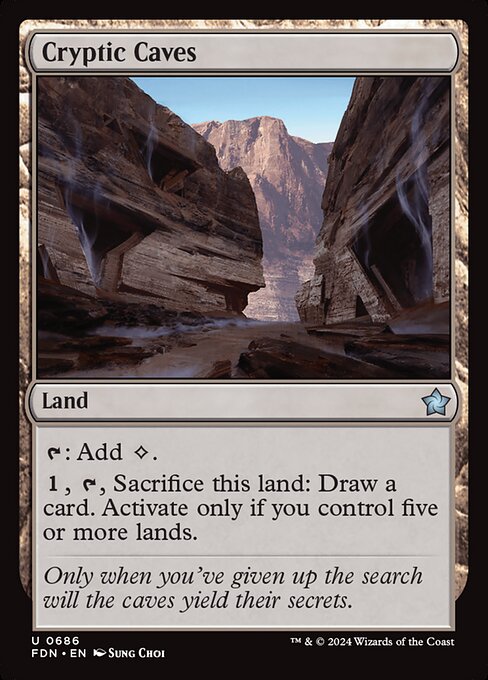 Cryptic Caves (686) [Foundations]