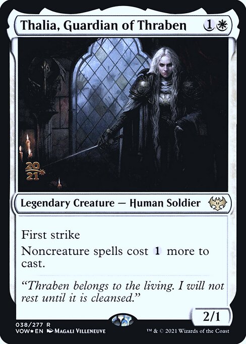 Thalia, Guardian of Thraben (38s) [Innistrad: Crimson Vow Promos]