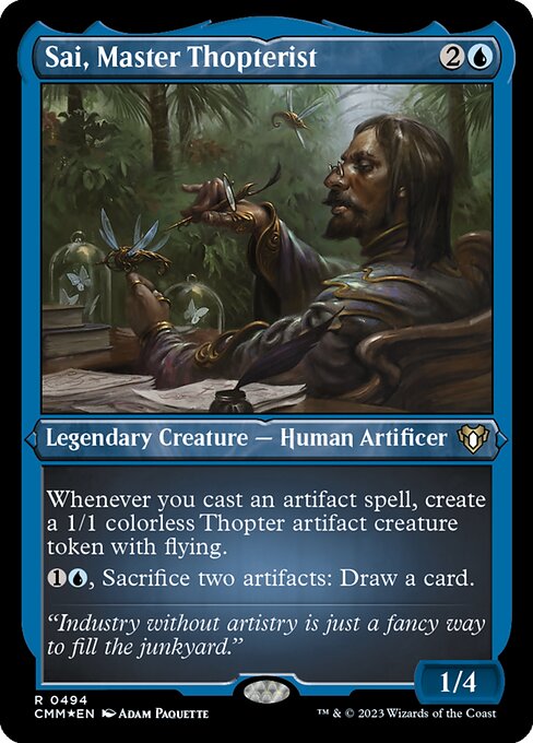 Sai, Master Thopterist (494) [Commander Masters]