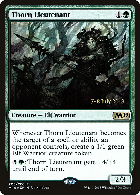 Thorn Lieutenant (203s) [Core Set 2019 Promos]