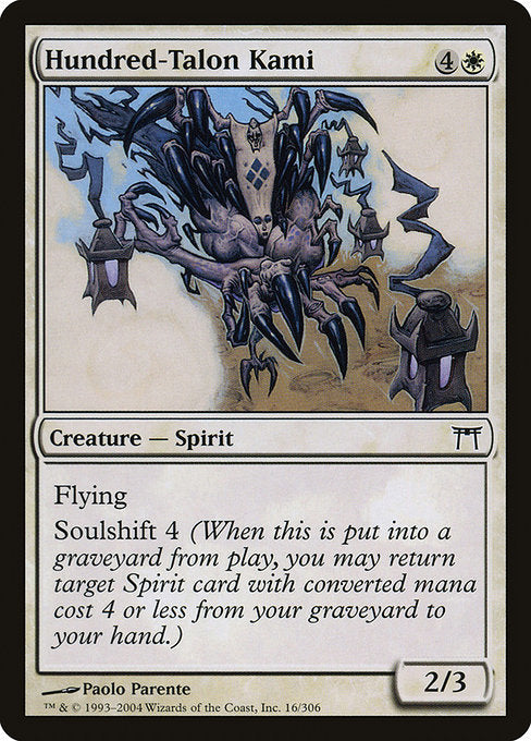 Hundred-Talon Kami (16) [Champions of Kamigawa]