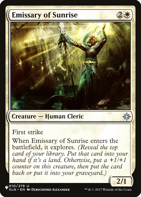 Emissary of Sunrise (XLN-10) [The List]