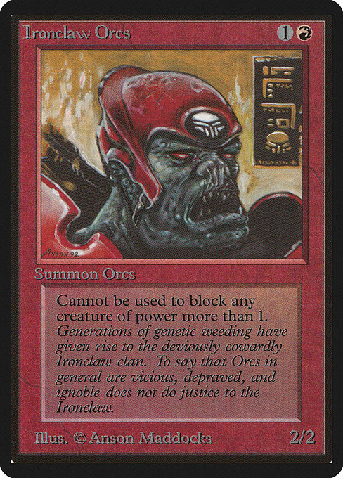 Ironclaw Orcs (160) [Limited Edition Beta]