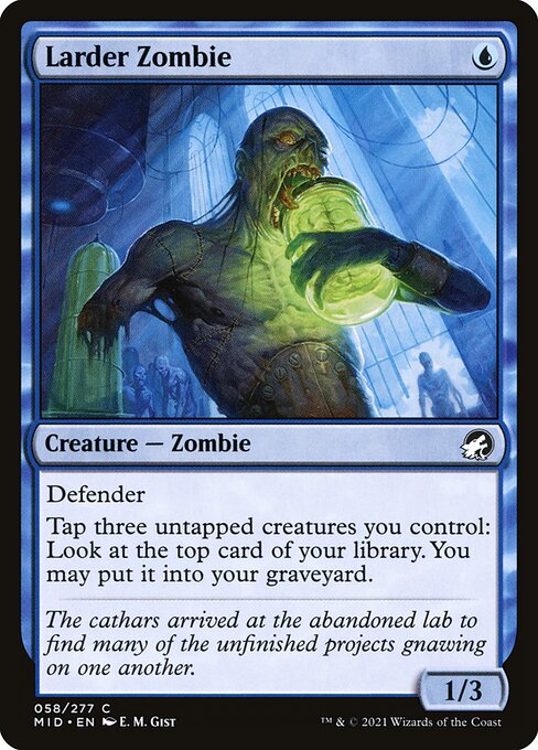 Larder Zombie (58) [Innistrad: Midnight Hunt]