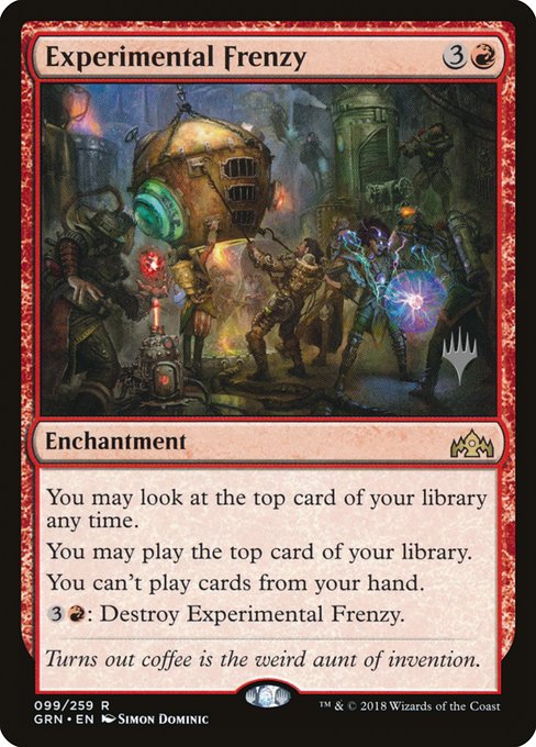 Experimental Frenzy (99p) [Guilds of Ravnica Promos]