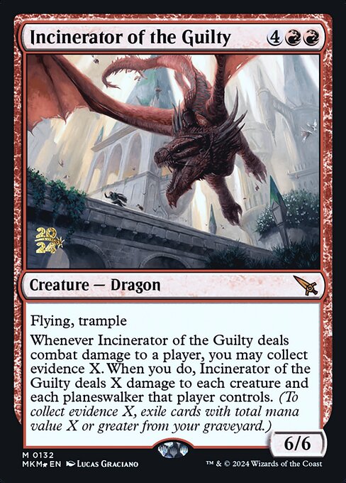 Incinerator of the Guilty (132s) [Murders at Karlov Manor Promos]