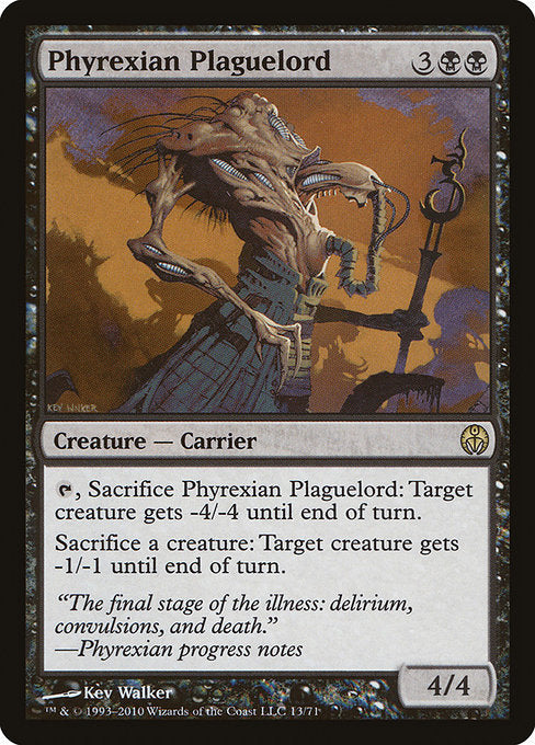 Phyrexian Plaguelord (13) [Duel Decks: Phyrexia vs. the Coalition]