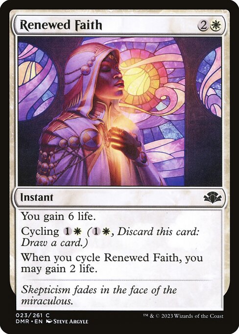 Renewed Faith (23) [Dominaria Remastered]