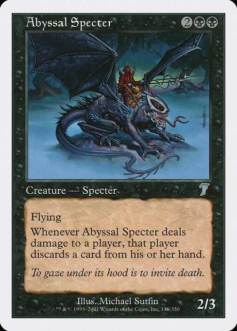 Abyssal Specter (116) [Seventh Edition]