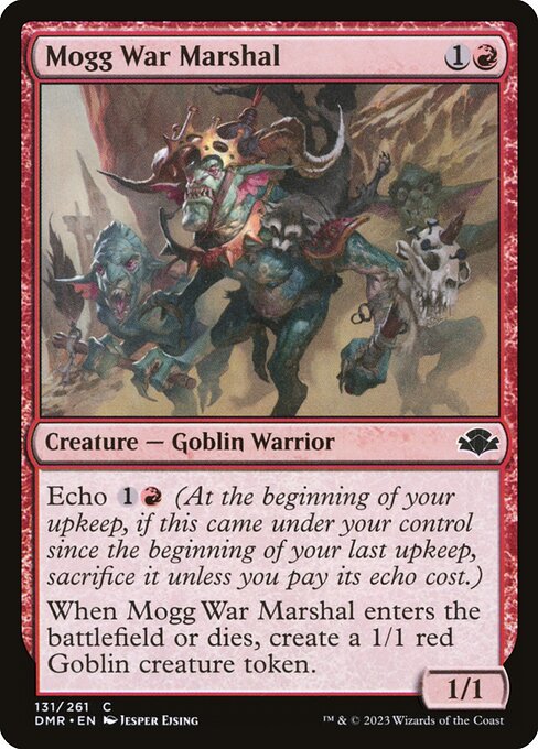 Mogg War Marshal (131) [Dominaria Remastered]