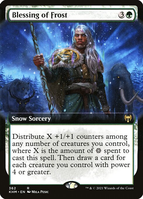 Blessing of Frost (362) [Kaldheim] [Extended Art]
