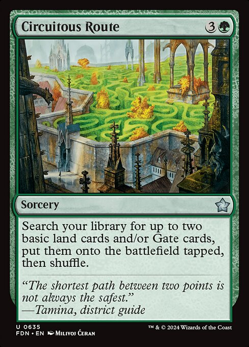 Circuitous Route (635) [Foundations]