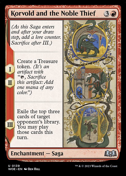 Korvold and the Noble Thief (139) [Wilds of Eldraine]