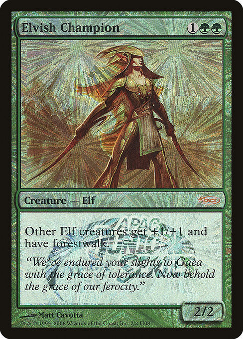 Elvish Champion (2U08) [Junior APAC Series]