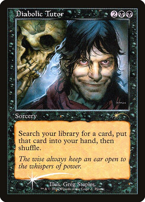 Diabolic Tutor (13) [Wizards Play Network 2024]