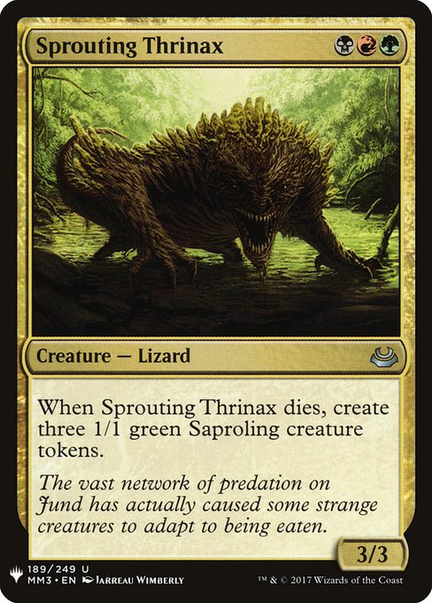 Sprouting Thrinax (MM3-189) [The List]