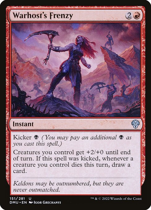 Warhost's Frenzy (151) [Dominaria United]