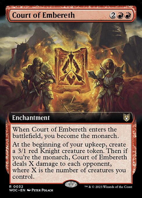 Court of Embereth (32) [Wilds of Eldraine Commander] [Extended Art]